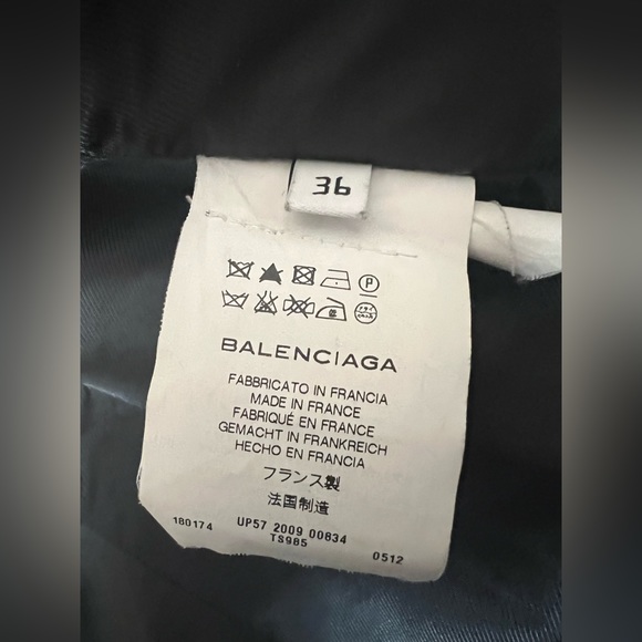 ‼️SOLD‼️BALENCIAGA 2009 Black Classic Moto Leather Jacket - Picture 5 of 6